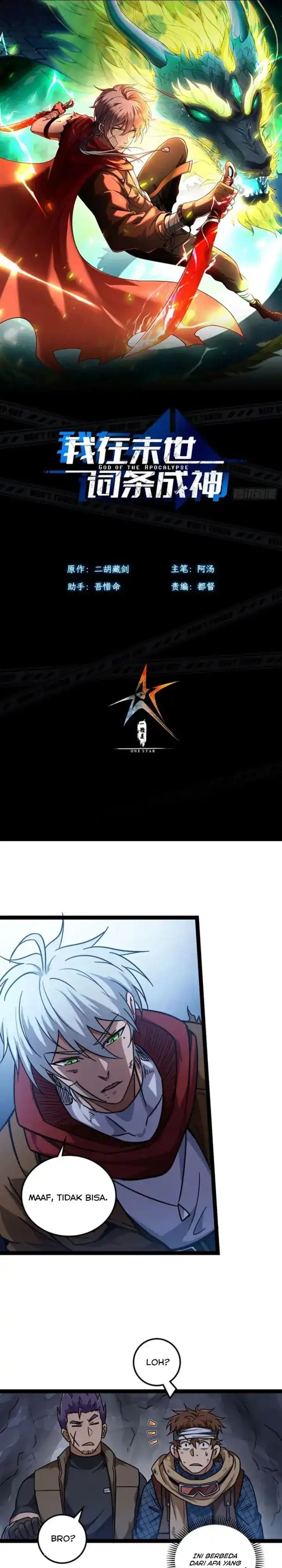 Becoming a God in Apocalypse Glossary Chapter 24 Bahasa Indonesia