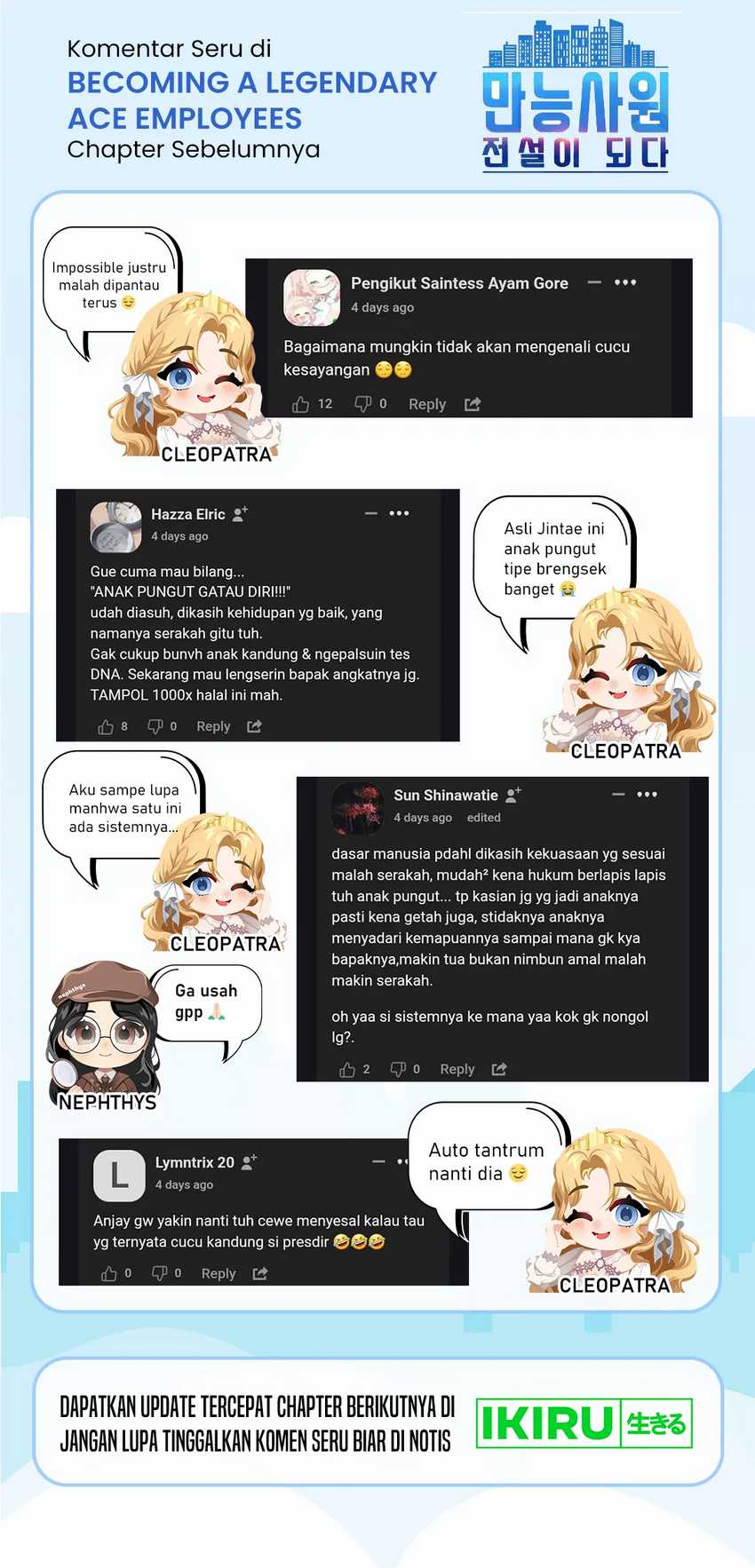 Becoming a Legendary Ace Employee chapter 78