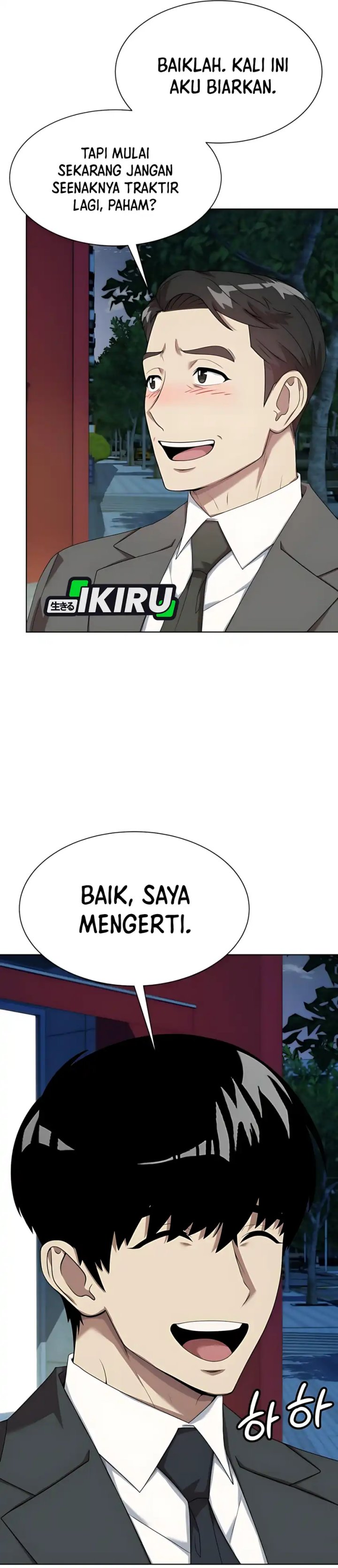Becoming a Legendary Ace Employee Chapter 98 Bahasa Indonesia