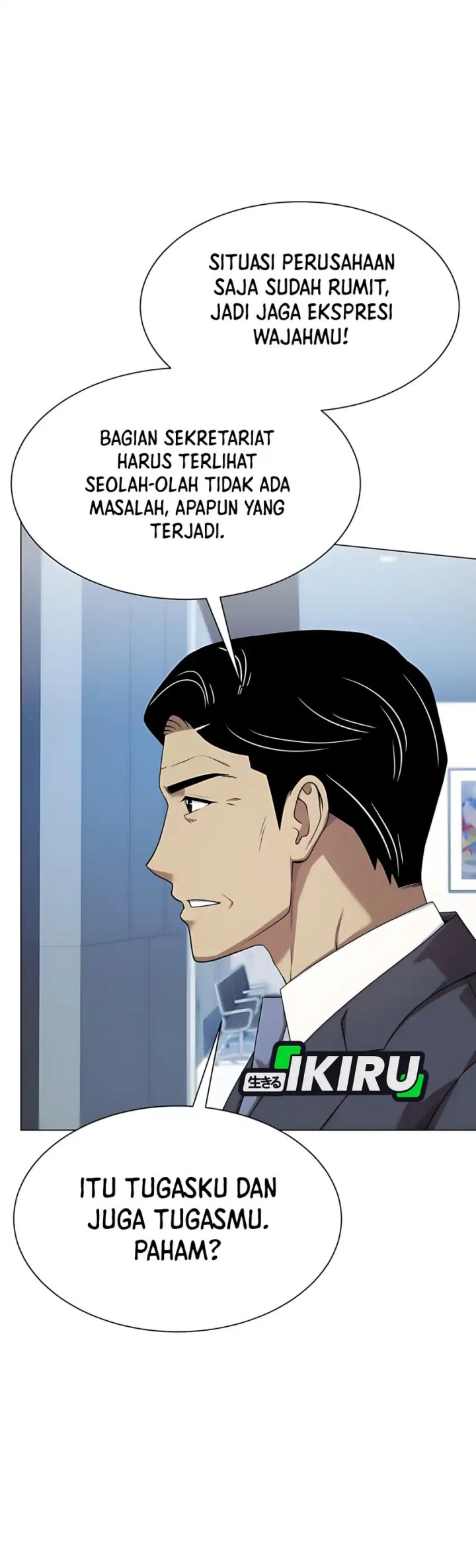 Becoming a Legendary Ace Employee Chapter 98 Bahasa Indonesia