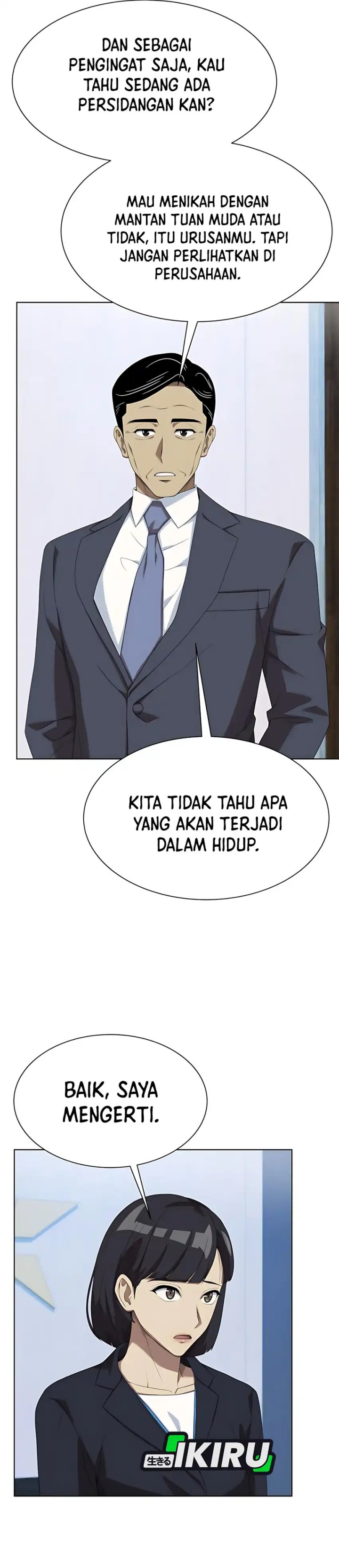 Becoming a Legendary Ace Employee Chapter 98 Bahasa Indonesia