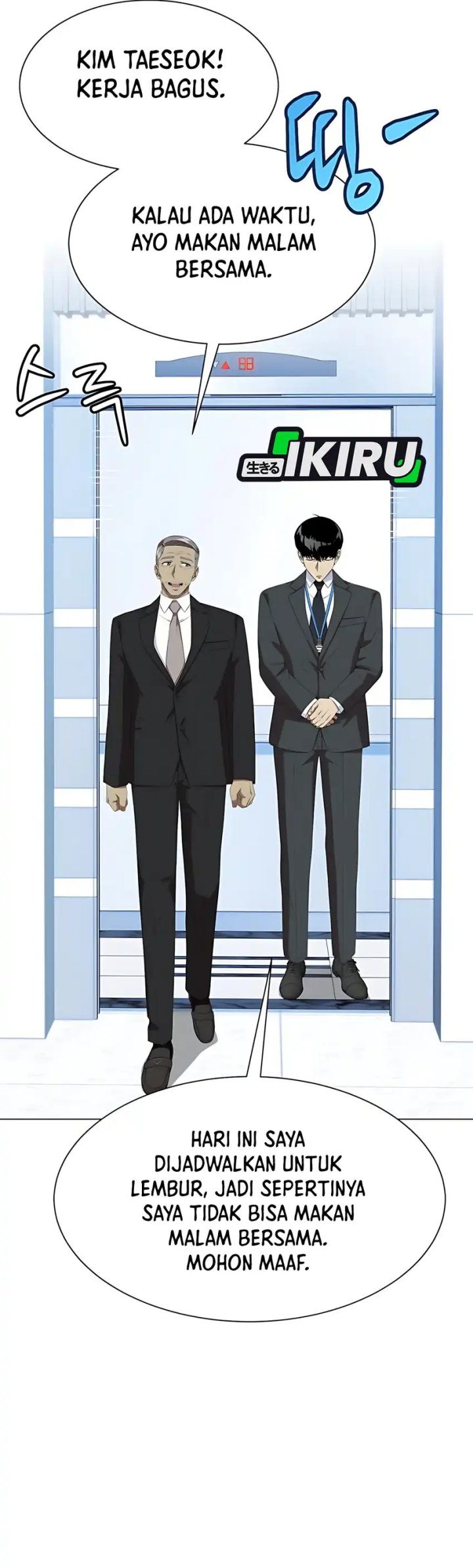 Becoming a Legendary Ace Employee Chapter 98 Bahasa Indonesia