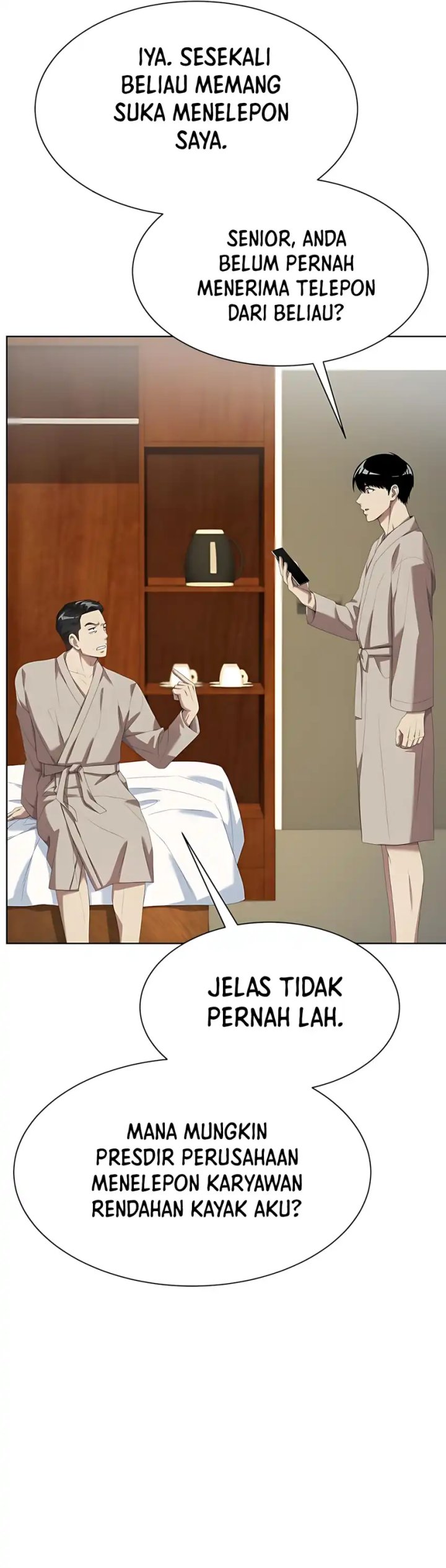 Becoming a Legendary Ace Employee Chapter 99 Bahasa Indonesia