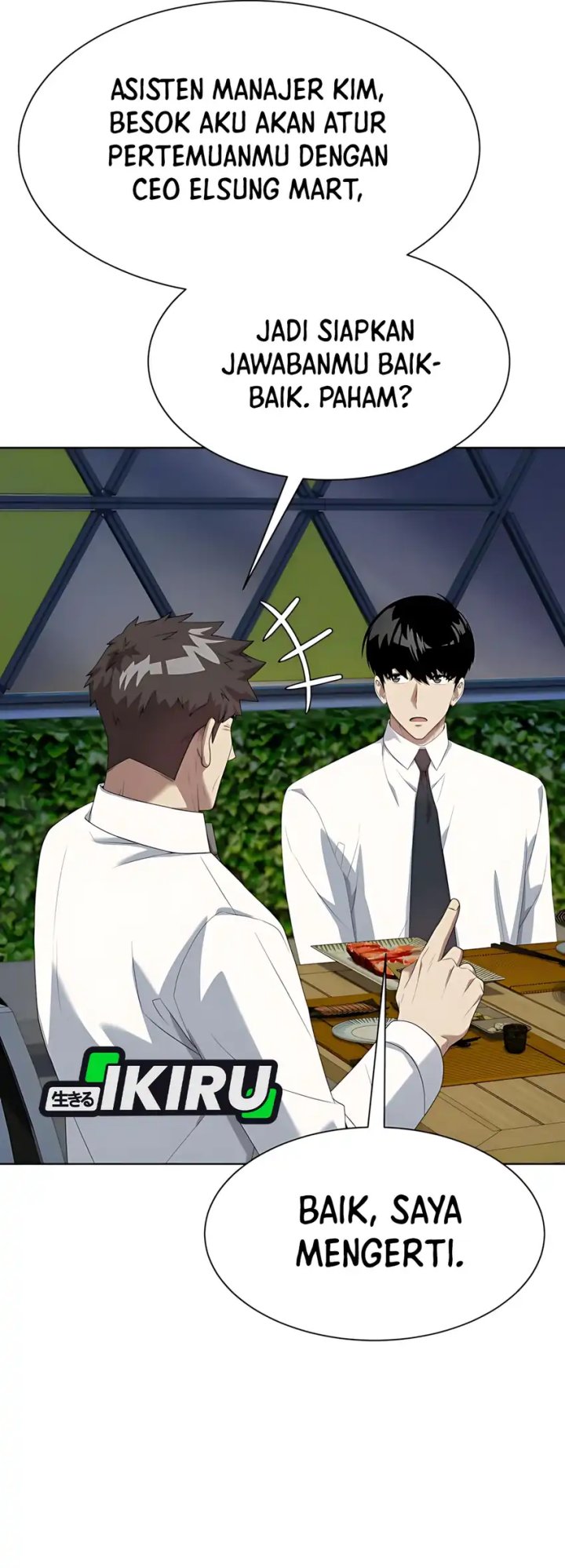 Becoming a Legendary Ace Employee Chapter 99 Bahasa Indonesia