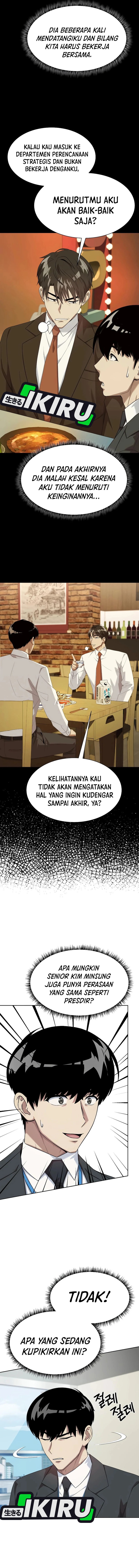 Becoming a Legendary Ace Employee Chapter 100 Bahasa Indonesia