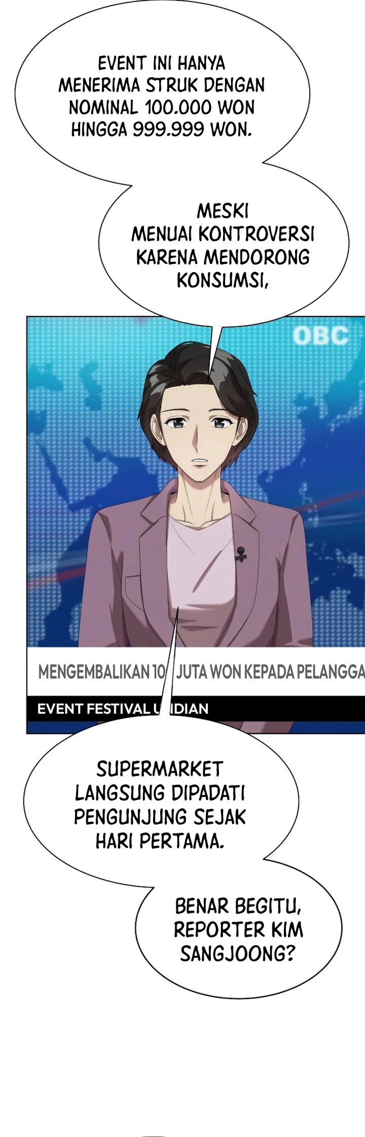 Becoming a Legendary Ace Employee Chapter 103 Bahasa Indonesia