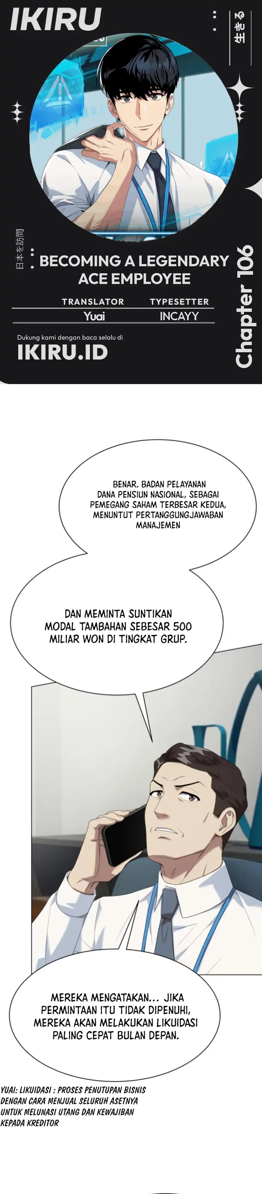 Becoming a Legendary Ace Employee chapter 106