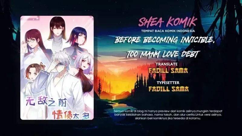 Before Becoming Invincible, Too Many Love Debt chapter 8