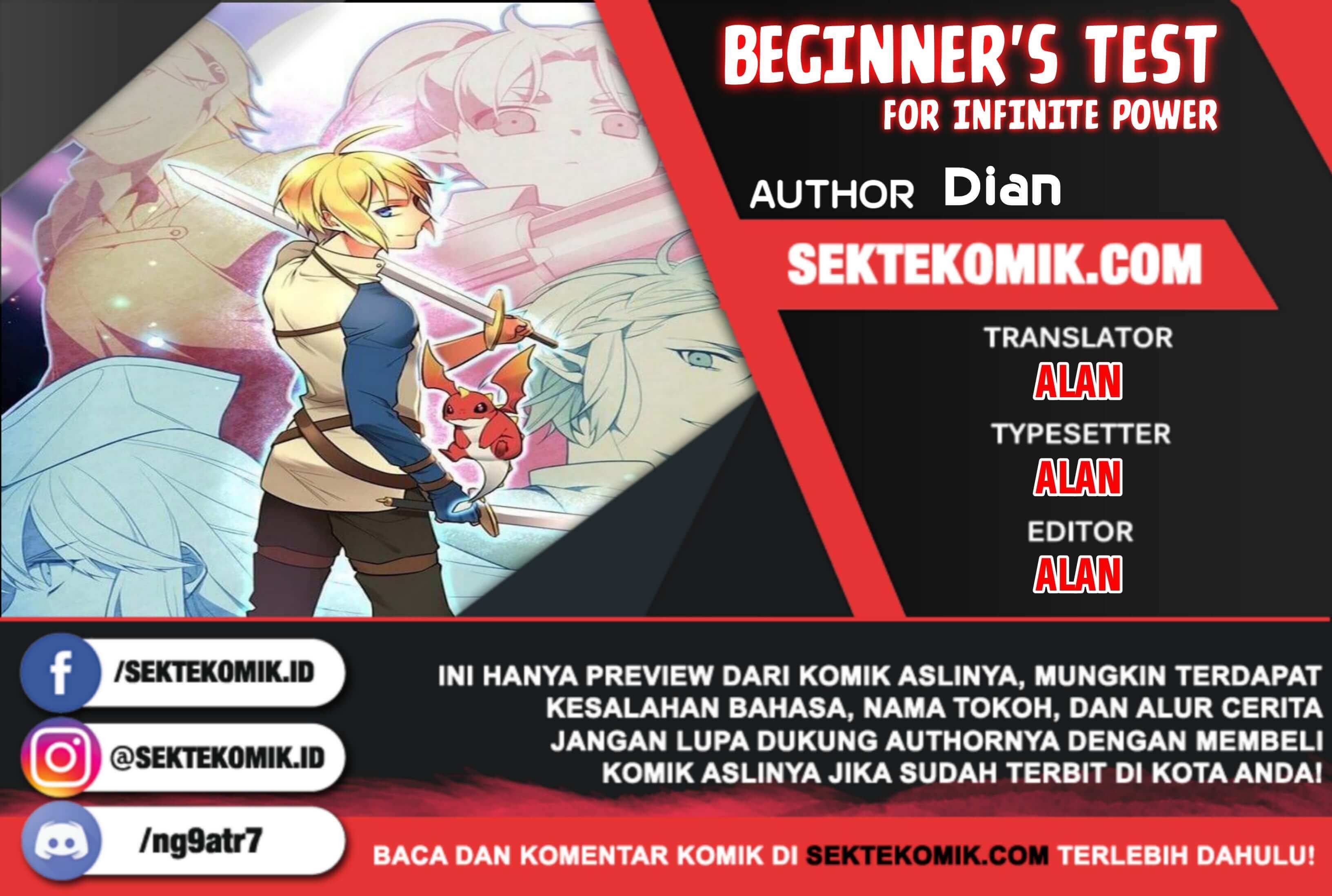 Beginner’s Test For Infinite Power Chapter 17 Bahasa Indonesia