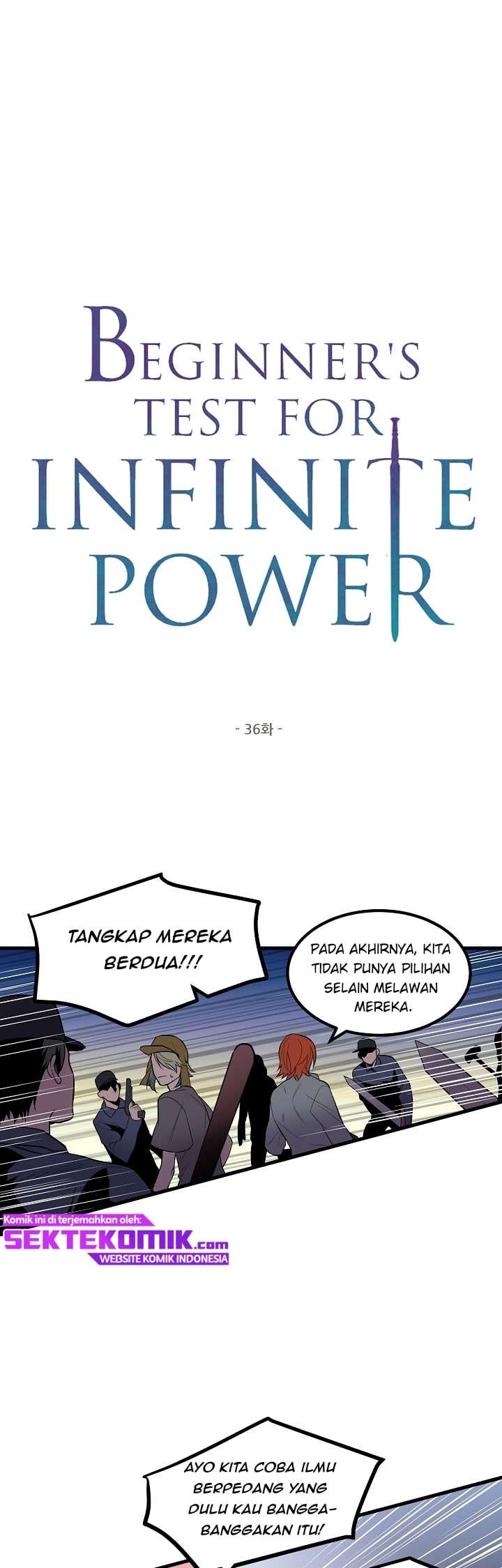 Beginner’s Test For Infinite Power Chapter 36 Bahasa Indonesia