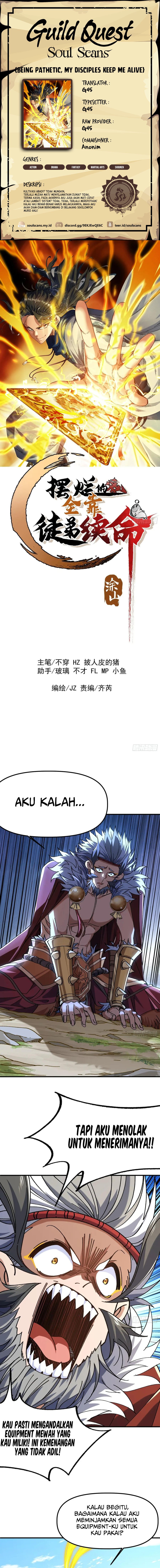 Being Pathetic, My Disciples Keep Me Alive Chapter 05 Bahasa Indonesia
