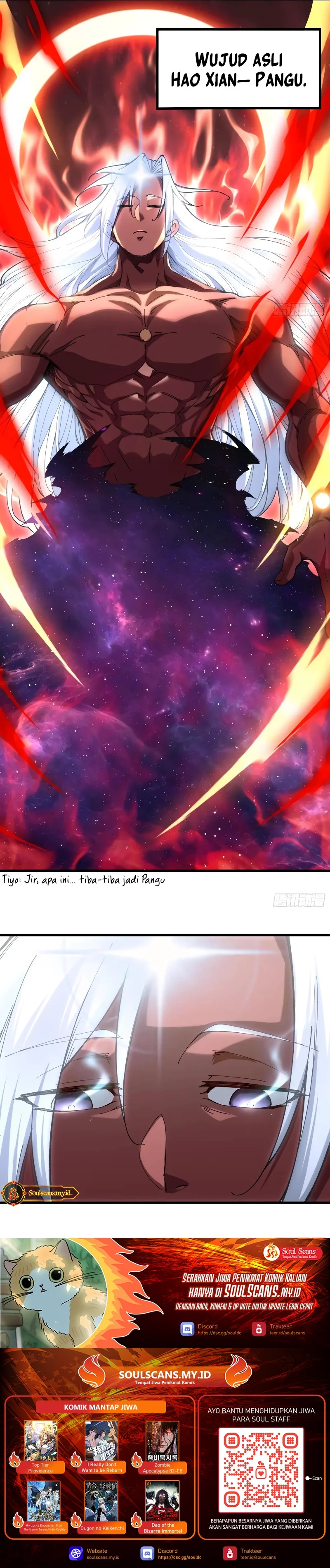 Being Pathetic, My Disciples Keep Me Alive Chapter 55 Bahasa Indonesia