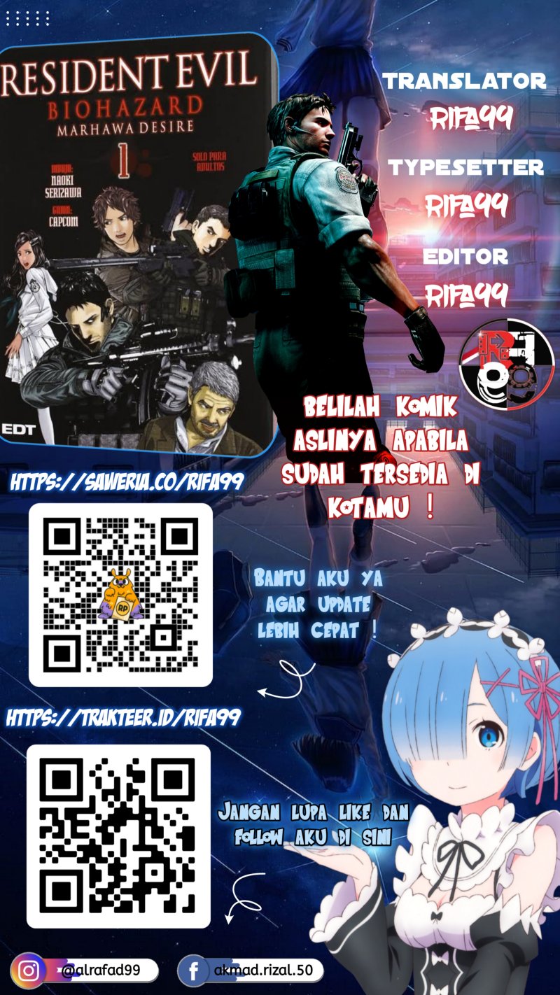 Biohazard: Marhawa Desire Chapter 34 Bahasa Indonesia