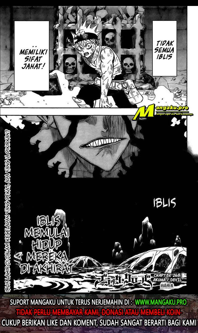 Black Clover Chapter 268 Bahasa Indonesia