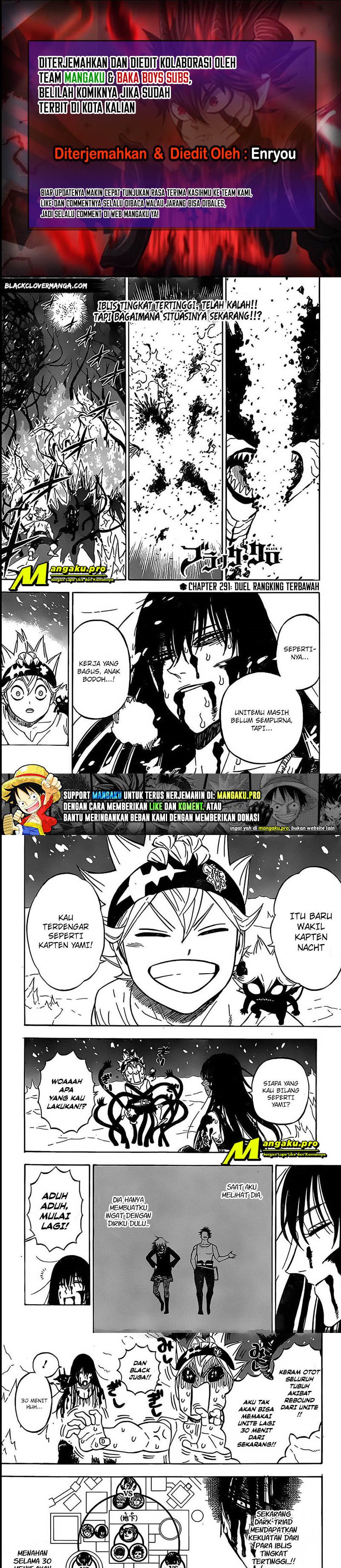 Black Clover Chapter 291 Bahasa Indonesia