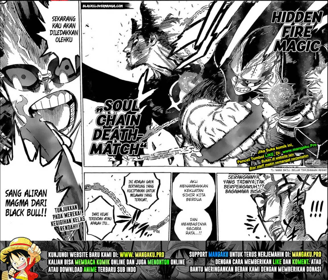 Black Clover Chapter 291 Bahasa Indonesia