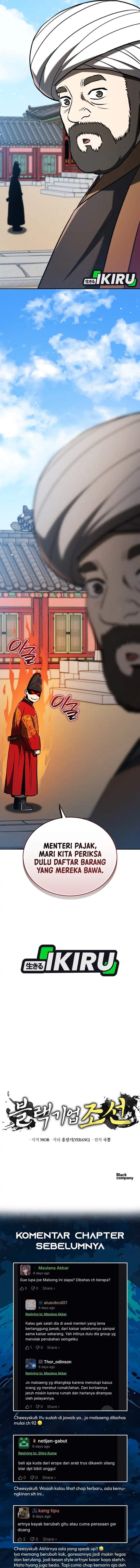 Black Corporation: Joseon Chapter 126 Bahasa Indonesia