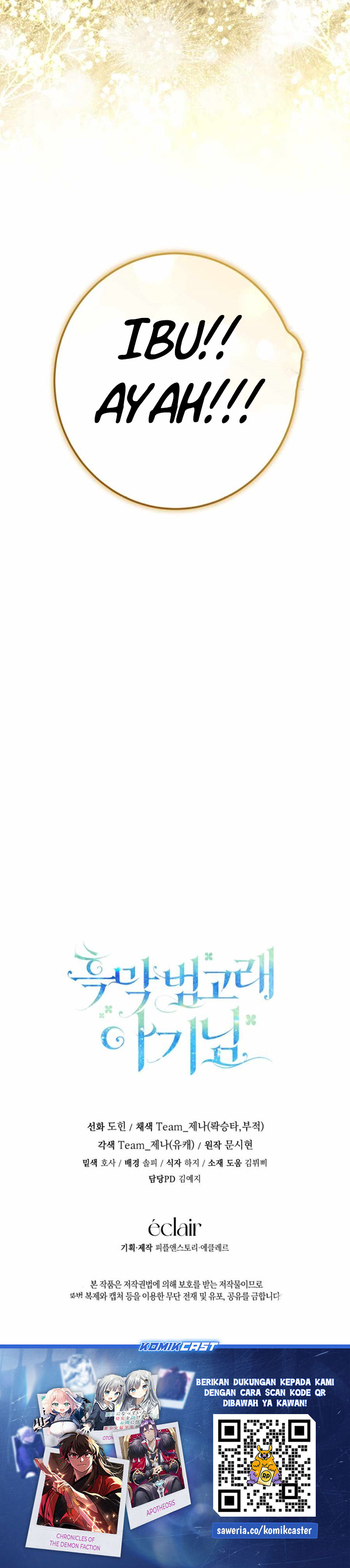 Black Killer Whale Baby Chapter 48 Bahasa Indonesia