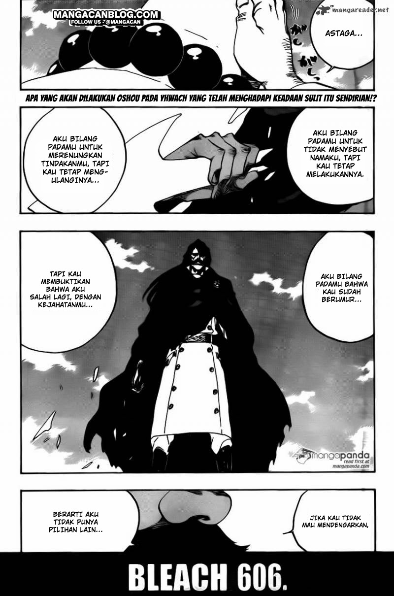 Bleach Chapter 606 Bahasa Indonesia