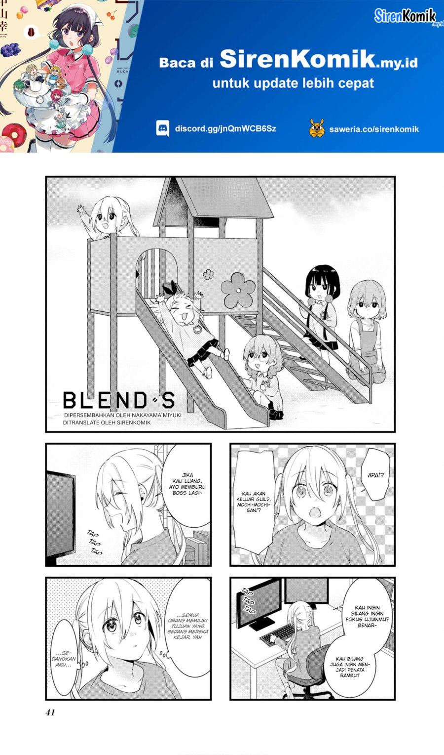 Blend S Chapter 104 Bahasa Indonesia