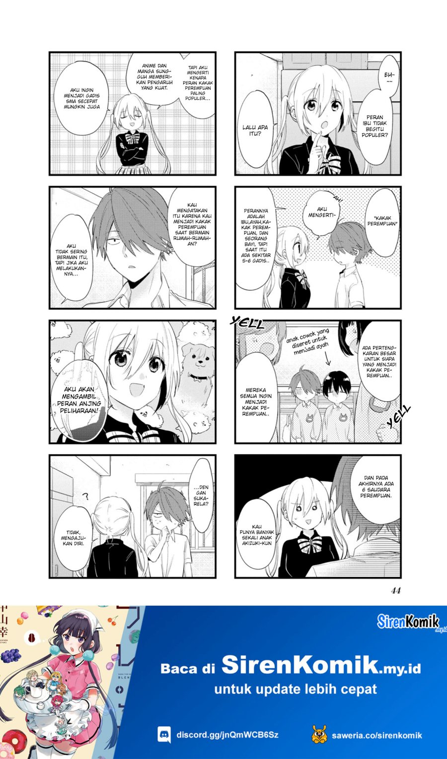 Blend S Chapter 104 Bahasa Indonesia