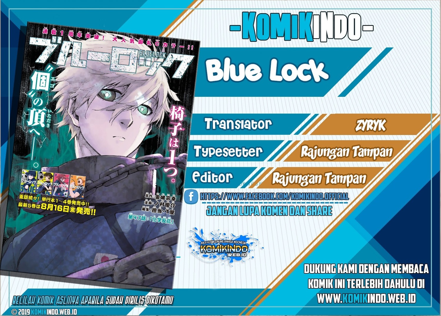 Blue Lock Chapter 25 Bahasa Indonesia
