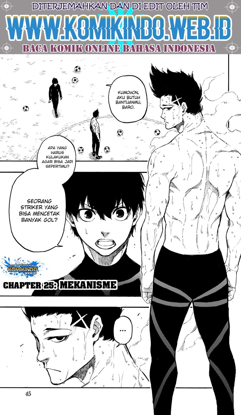 Blue Lock Chapter 25 Bahasa Indonesia