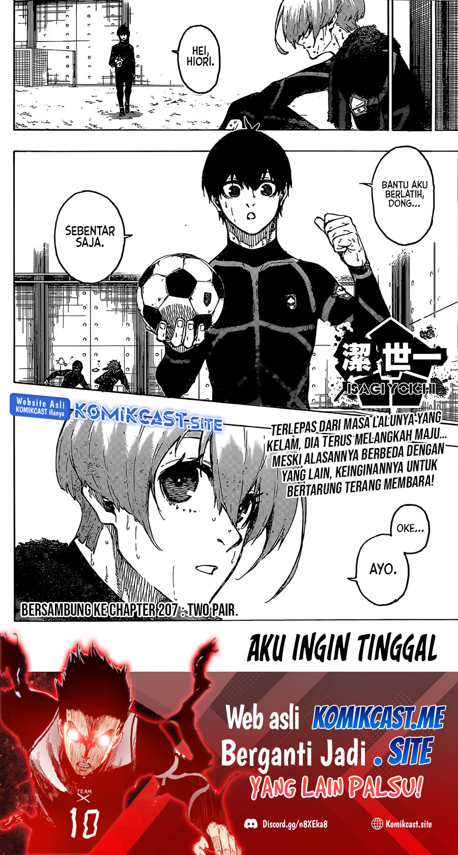 Dilarang COPAS - situs resmi www.mangacanblog.com - Komik blue lock 206 - chapter 206 207 Indonesia blue lock 206 - chapter 206 Terbaru 20|Baca Manga Komik Indonesia|Mangacan