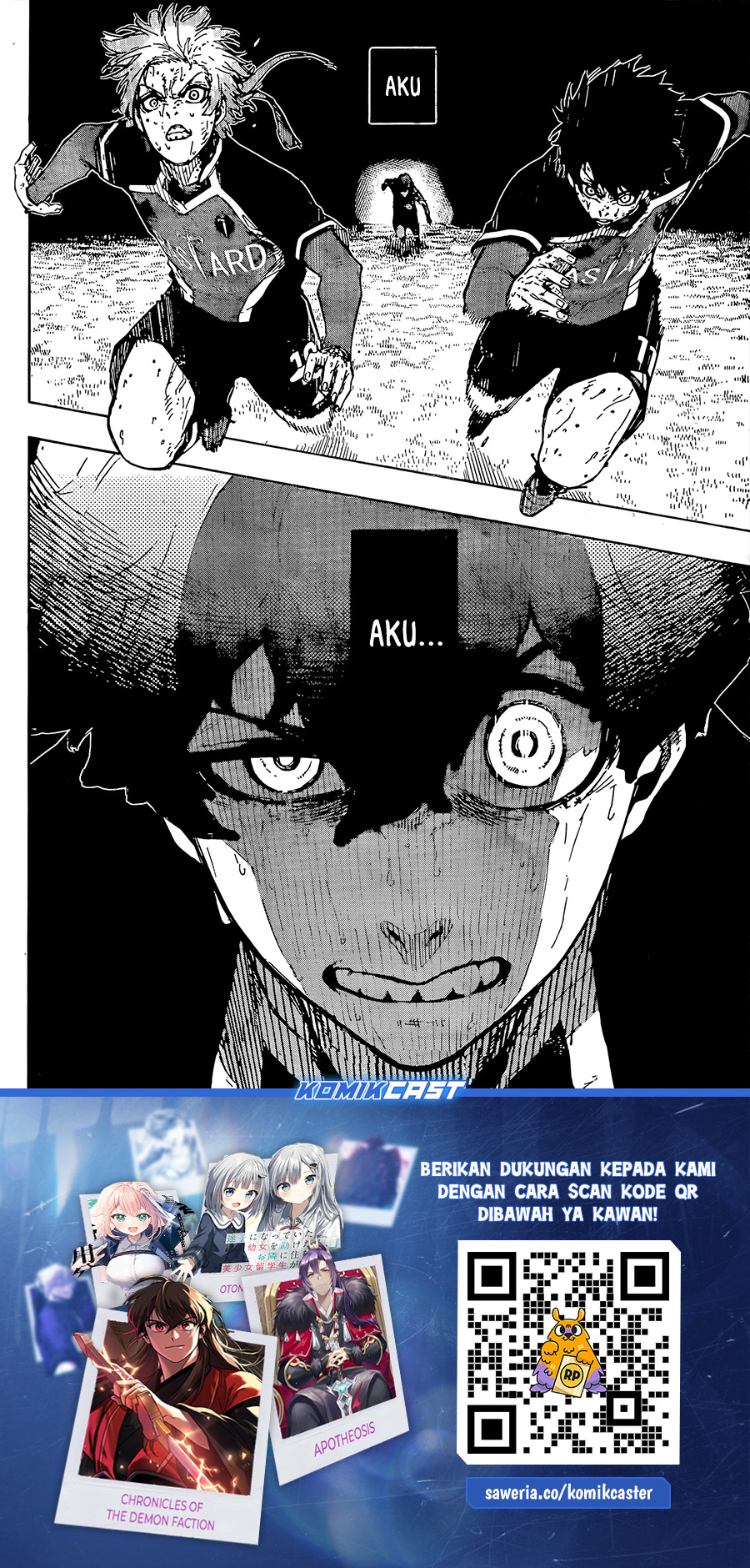 Blue Lock Chapter 291 Bahasa Indonesia