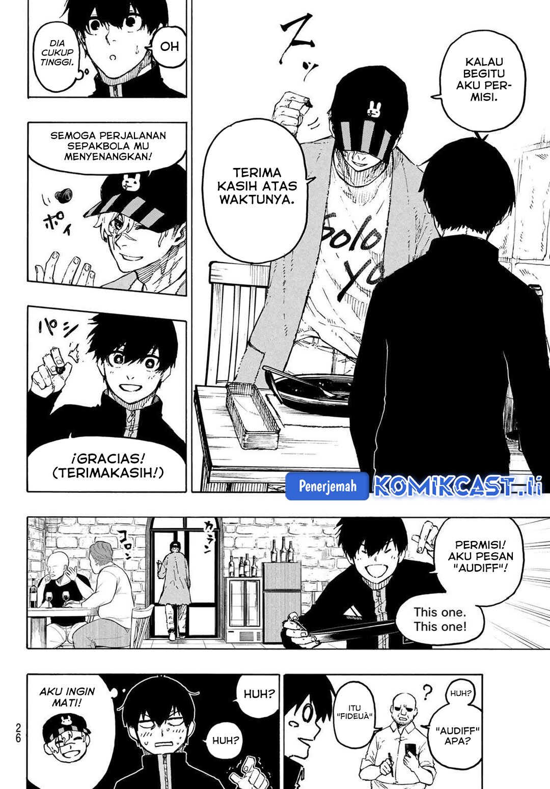 Blue Lock Chapter 307 Bahasa Indonesia