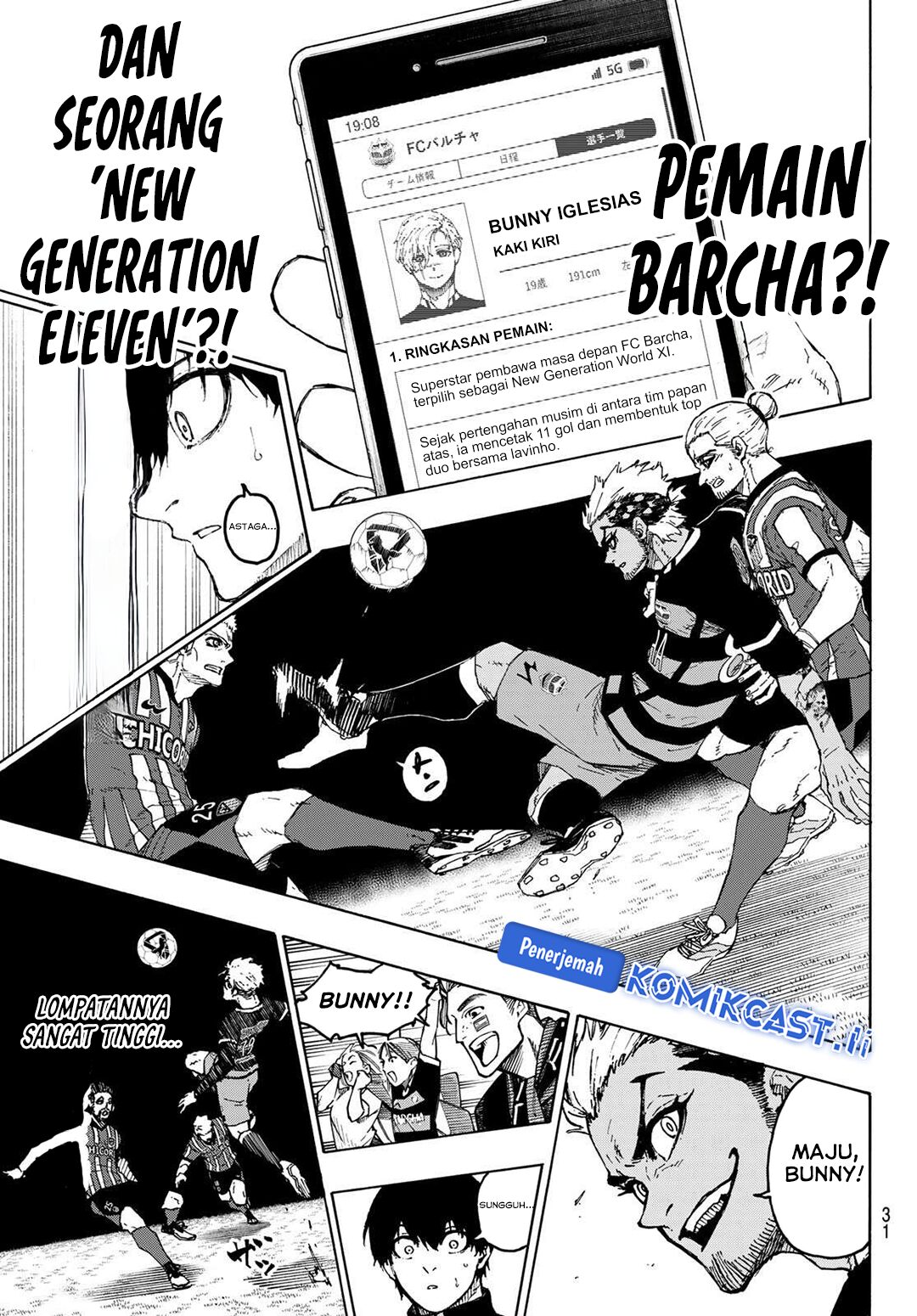Blue Lock Chapter 307 Bahasa Indonesia