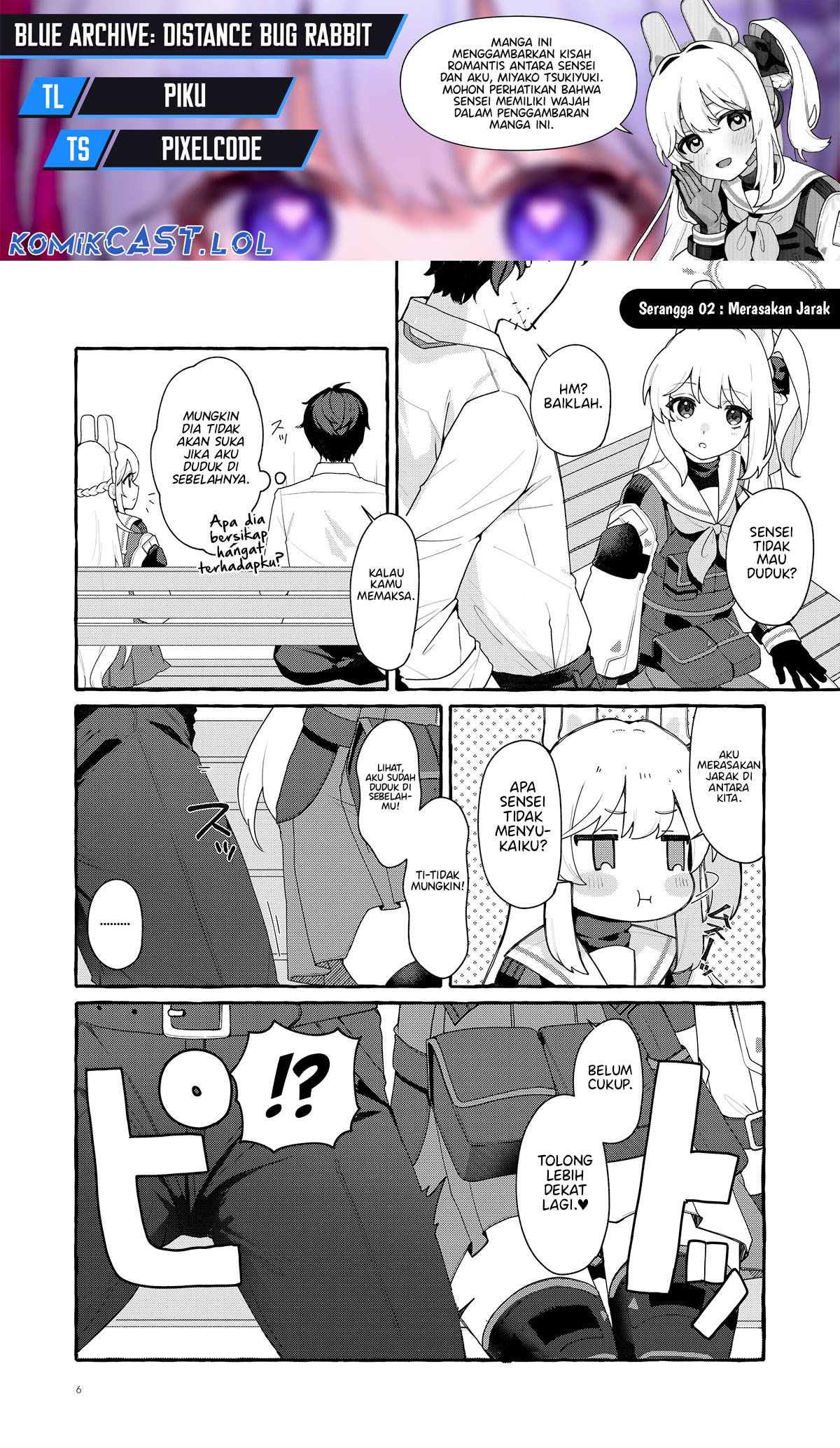Blue Archive: Distance Bug Rabbit Chapter 02 Bahasa Indonesia