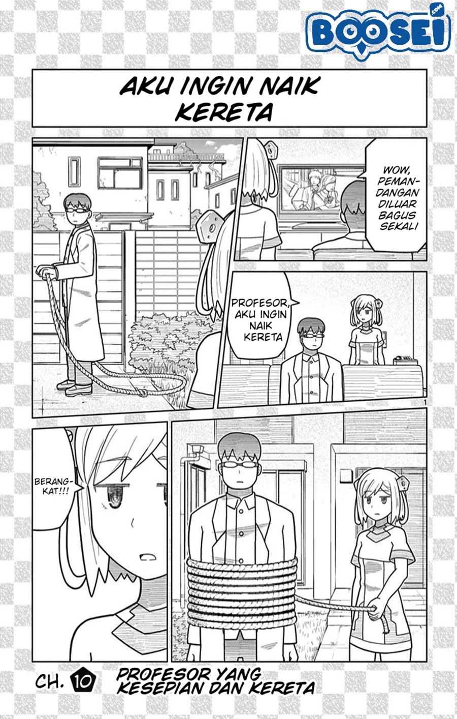 Bocchi Hakase to Robot Shoujo no Zetsubou Teki Utopia Chapter 10 Bahasa Indonesia