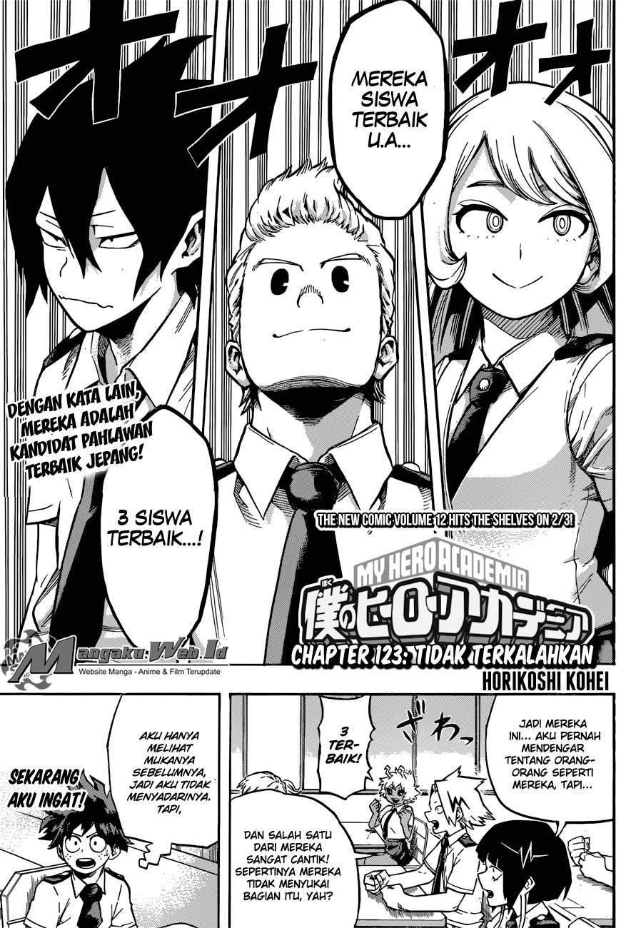 Boku no Hero Academia Chapter 123