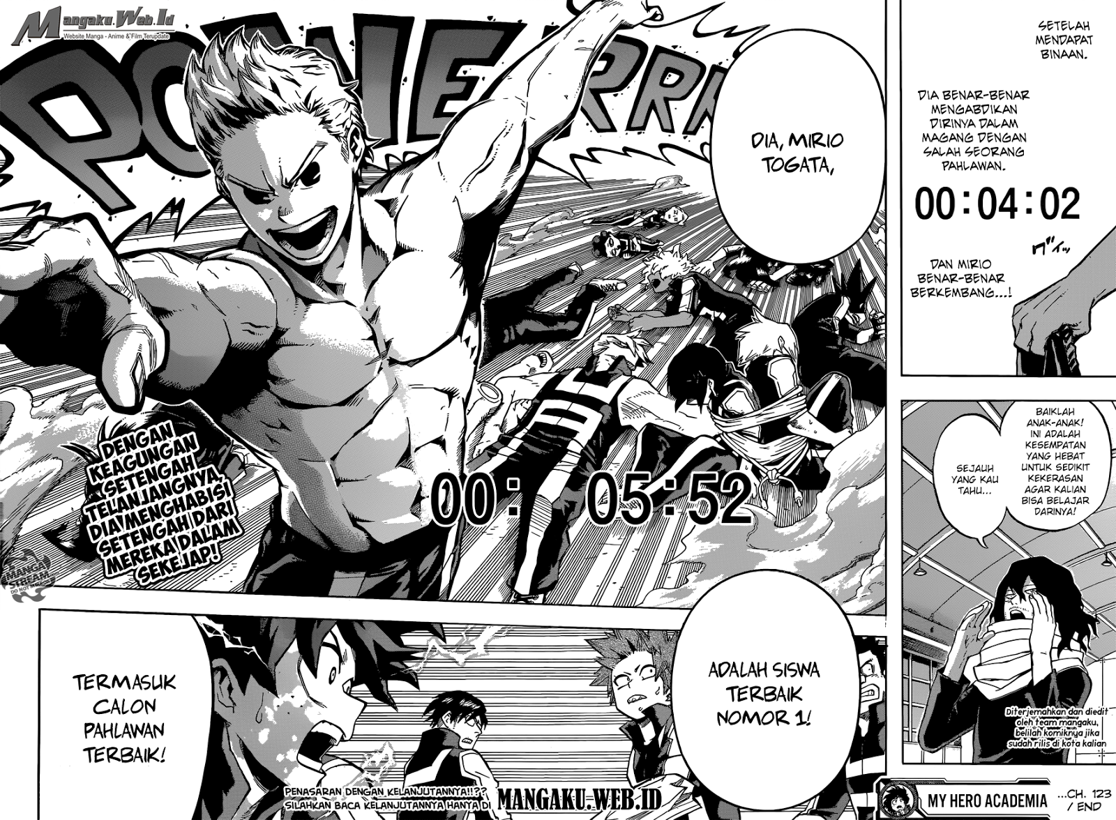 Boku no Hero Academia Chapter 123