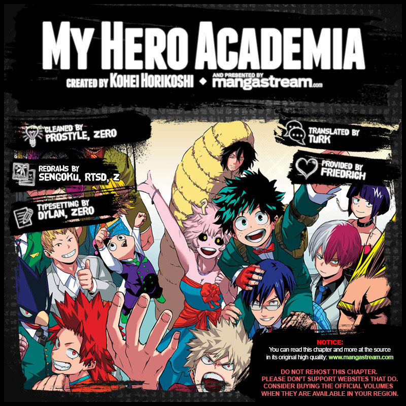 Boku no Hero Academia chapter 199