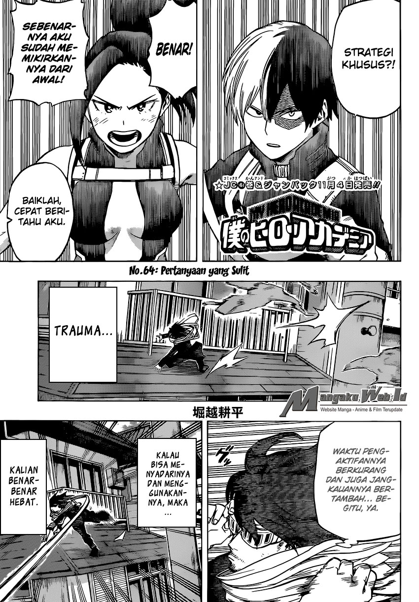 Boku no Hero Academia chapter 64