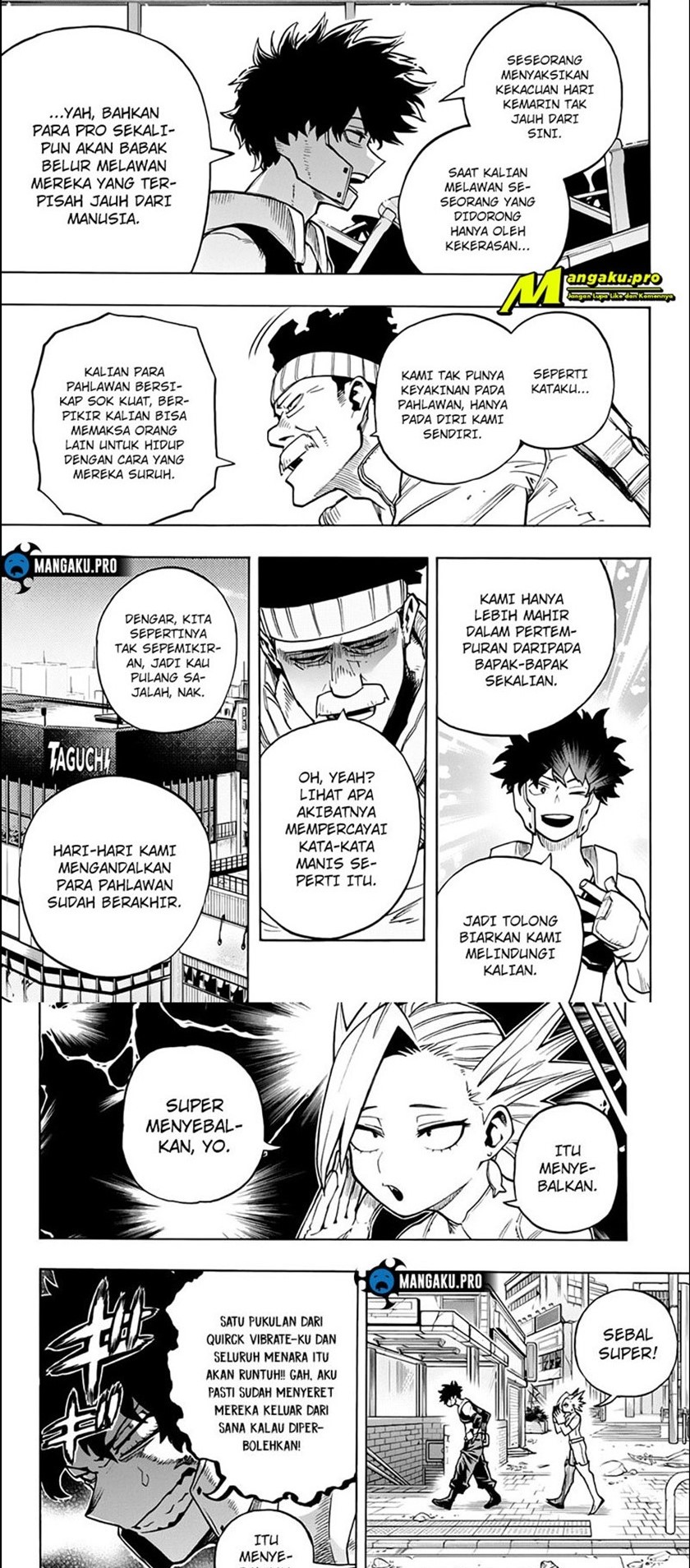 Boku no Hero Academia chapter 307