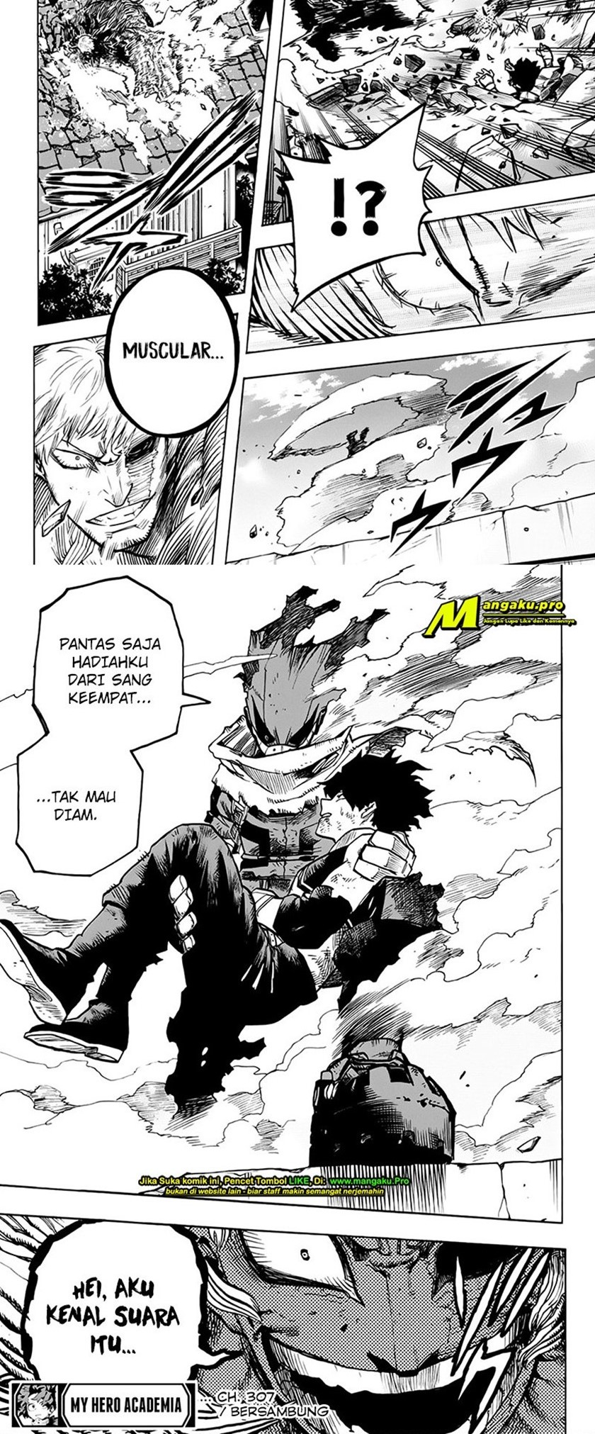 Boku no Hero Academia chapter 307