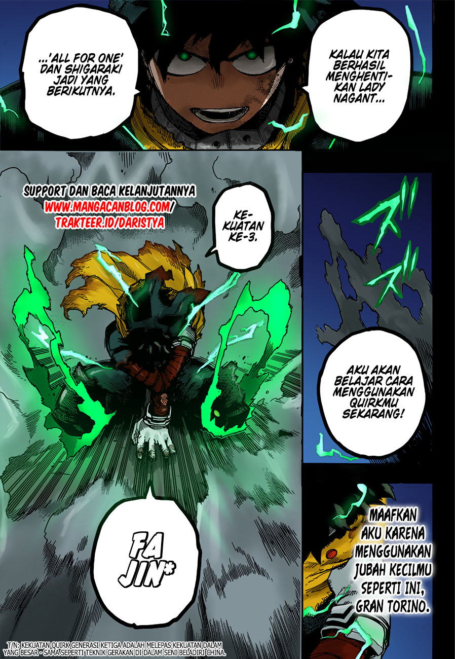 Boku no Hero Academia chapter 313