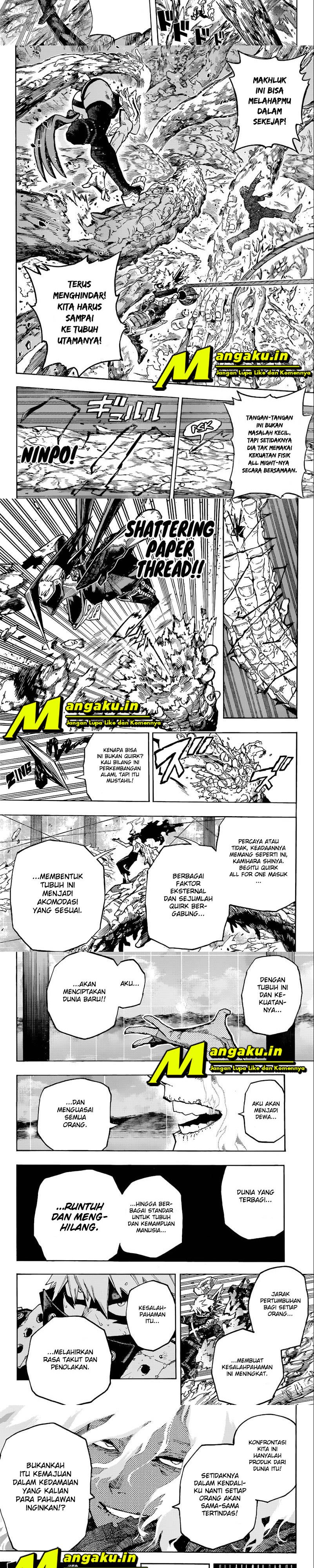 Boku no Hero Academia chapter 358