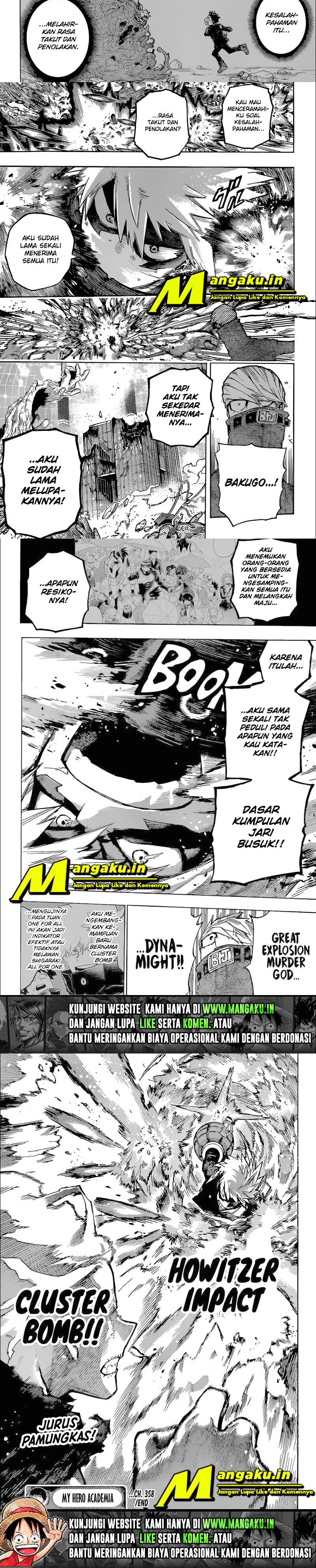 Boku no Hero Academia chapter 358