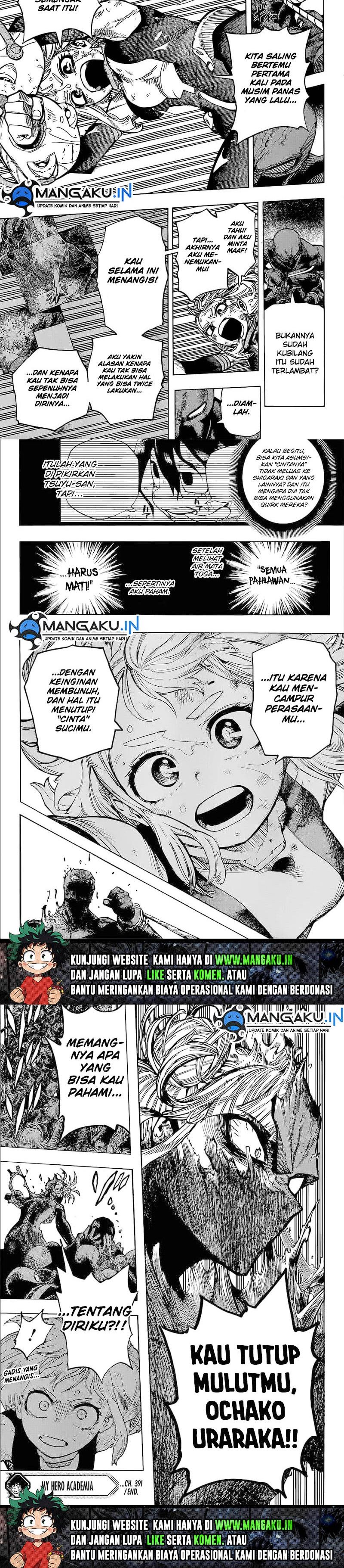 Boku no Hero Academia Chapter 391 Bahasa Indonesia