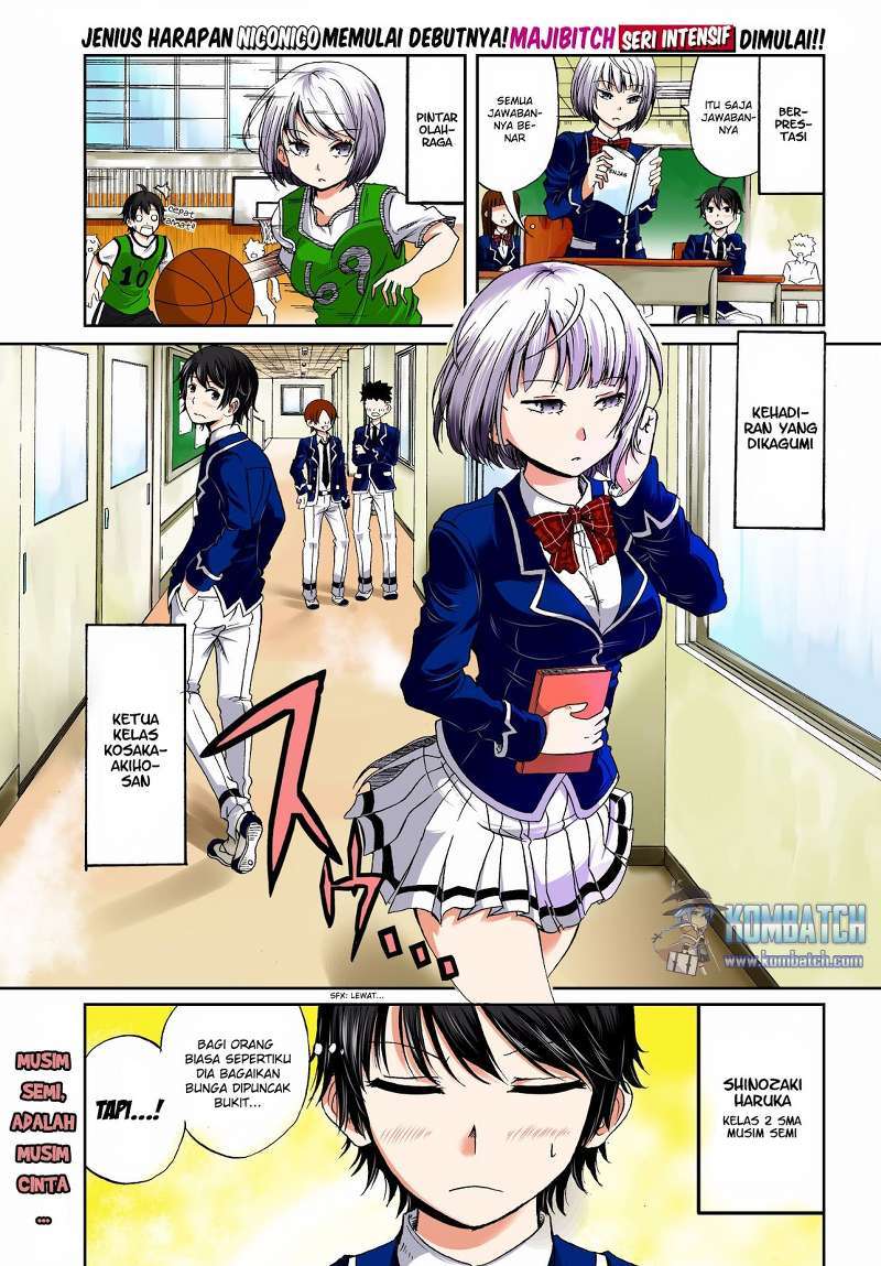 Boku no Kanojo ga Majime Sugiru Shojo Bitch na Ken Chapter 01