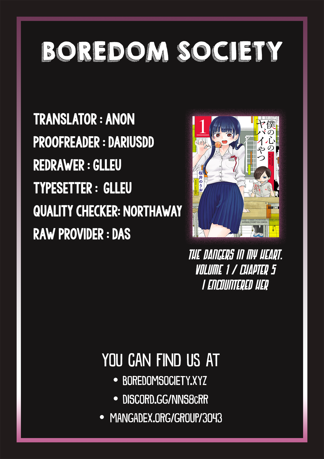 Boku no Kokoro no Yatsu Chapter 05 Bahasa Indonesia