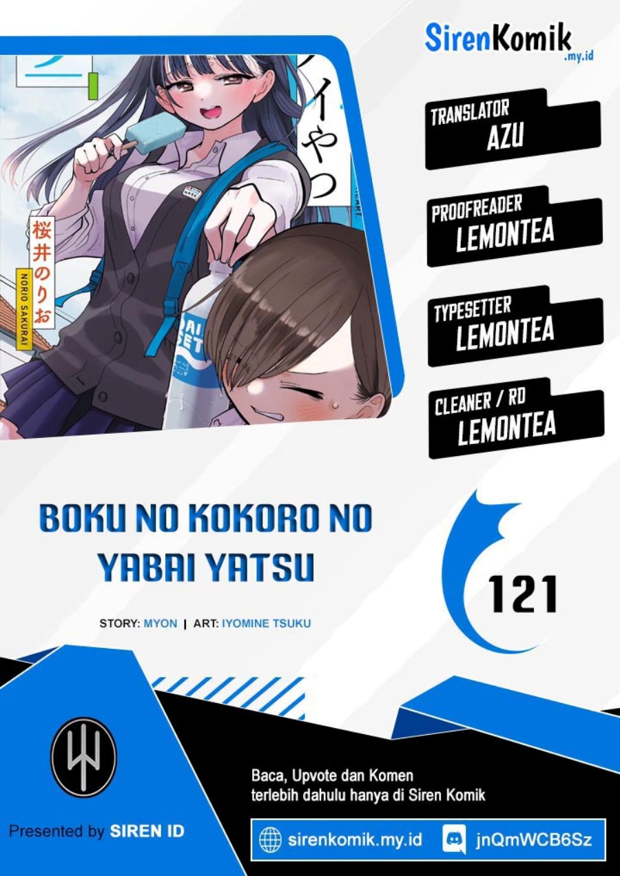 Boku no Kokoro no Yabai Yatsu Chapter 121 Bahasa Indonesia