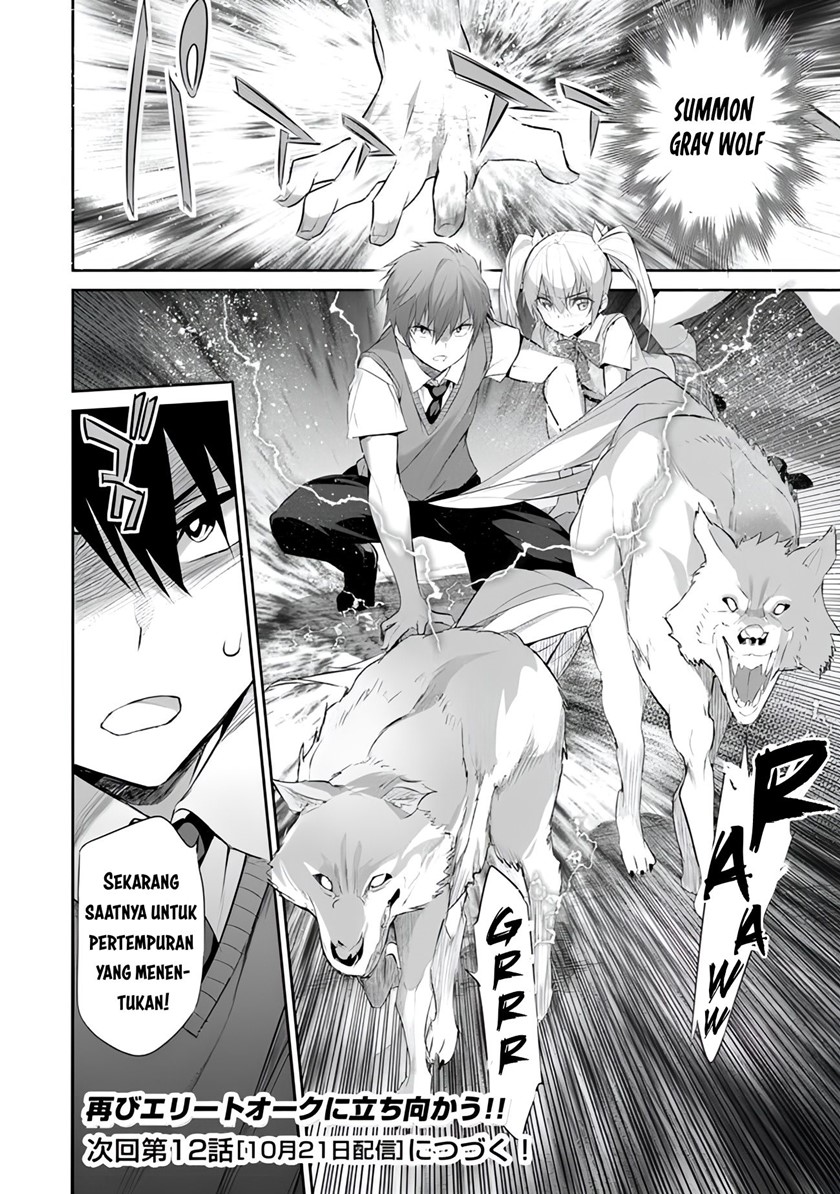 Boku wa Isekai de Fuyo Mahou to Shoukan Mahou wo Tenbin ni Kakeru Chapter 11 Bahasa Indonesia
