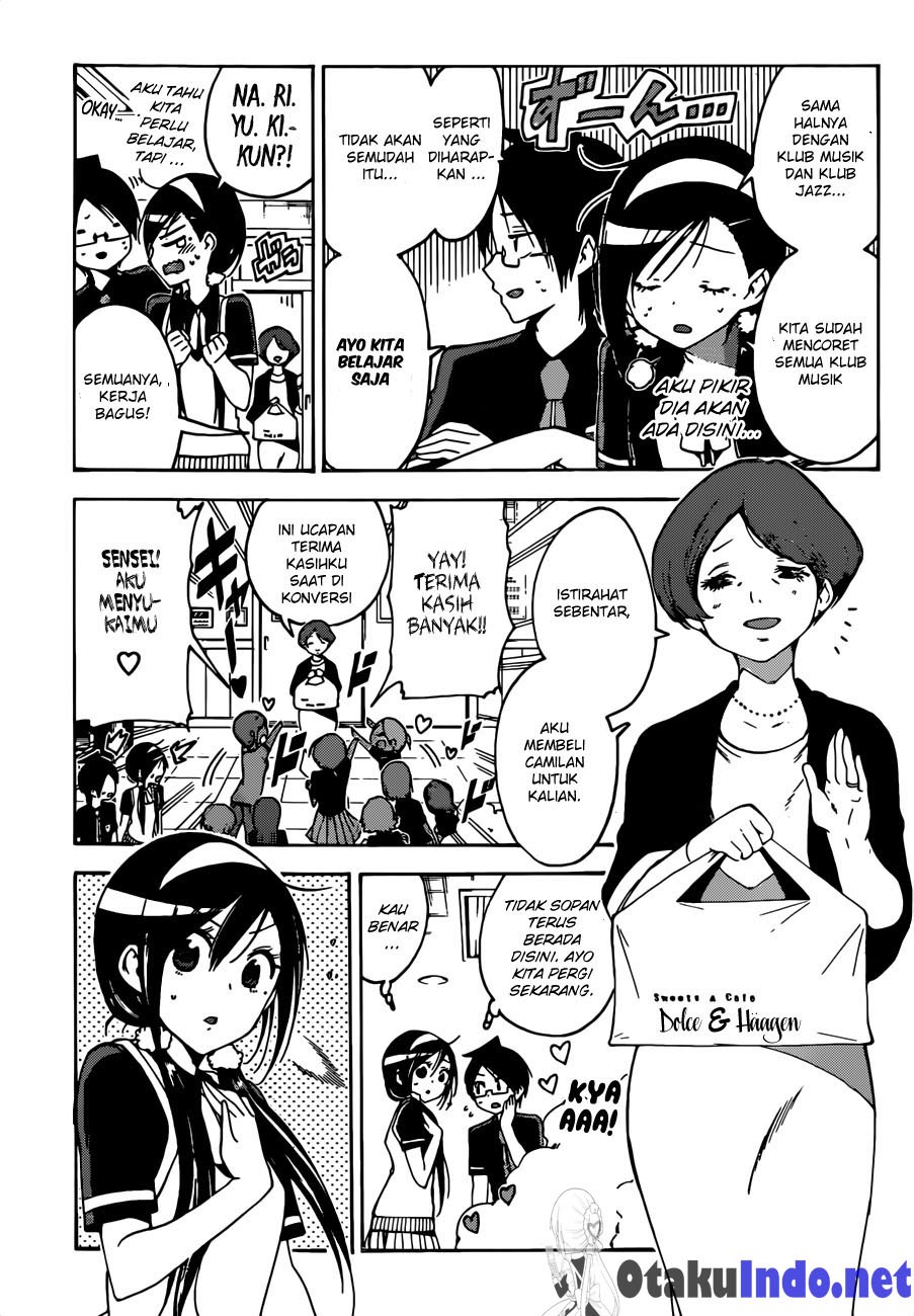 Bokutachi wa Benkyou ga Dekinai Chapter 52 Bahasa Indonesia