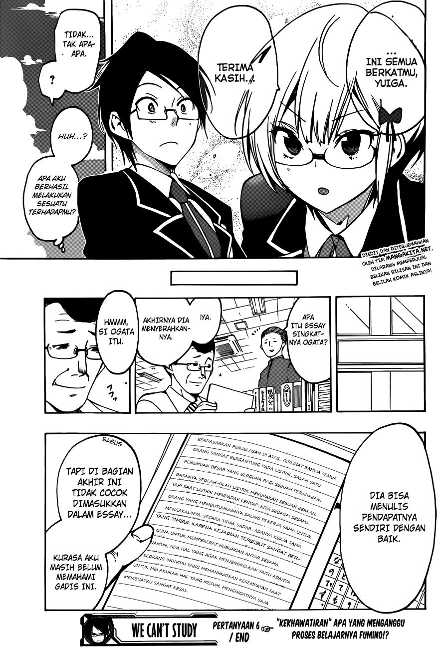 Bokutachi wa Benkyou ga Dekinai chapter 6