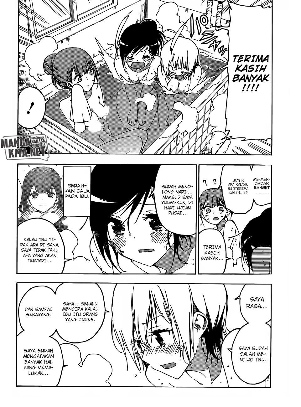 Bokutachi wa Benkyou ga Dekinai Chapter 129 Bahasa Indonesia